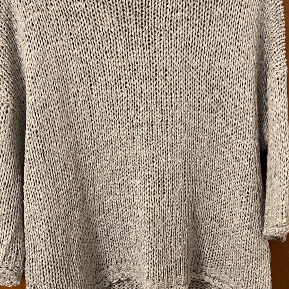 Wish List woven sweater size M  teal